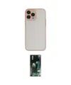 ieg™ iPhone 13 Pro Max Kılıf Ahenk Çizgi Serisi - Şeffaf 360 Full Body Arka Koruyucu