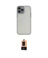 ieg™ iPhone 13 Pro Max Kılıf Ahenk Çizgi Serisi - Şeffaf Maxco Cam Ekran Koruyucu