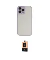 ieg™ iPhone 13 Pro Max Kılıf Ahenk Çizgi Serisi - Şeffaf Maxco Cam Ekran Koruyucu