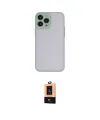 ieg™ iPhone 13 Pro Max Kılıf Ahenk Çizgi Serisi - Şeffaf Maxco Cam Ekran Koruyucu