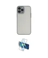 ieg™ iPhone 13 Pro Max Kılıf Ahenk Çizgi Serisi - Siyah 3D Antistatik Cam Ekran Koruyucu