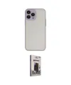 ieg™ iPhone 13 Pro Max Kılıf Ahenk Çizgi Serisi - Siyah Bilvis Hayalet Cam Ekran Koruyucu