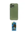 ieg™ iPhone 13 Pro Max Kılıf Ahenk Doku - Siyah 18D Cam Ekran Koruyucu