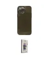 ieg™ iPhone 13 Pro Max Kılıf Ahenk Doku - Siyah Bilvis 3D Cam Ekran Koruyucu