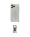 ieg™ iPhone 13 Pro Max Kılıf Ahenk Doku - Siyah Bilvis 3D Cam Ekran Koruyucu