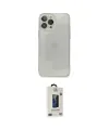 ieg™ iPhone 13 Pro Max Kılıf Ahenk Doku - Siyah Bilvis Hayalet Cam Ekran Koruyucu