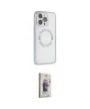 ieg™ iPhone 13 Pro Max Kılıf Ahenk Işık Serisi - Siyah Bilvis 3D Cam Ekran Koruyucu