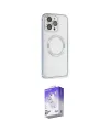 ieg™ iPhone 13 Pro Max Kılıf Ahenk Işık Serisi - Siyah Bilvis 5in1 3D Magic Cam Ekran Koruyucu