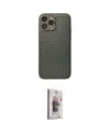 ieg™ iPhone 13 Pro Max Kılıf Ahenk Işık - Siyah Bilvis 3D Cam Ekran Koruyucu