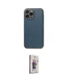 ieg™ iPhone 13 Pro Max Kılıf Ahenk Işık - Siyah Bilvis 3D Cam Ekran Koruyucu