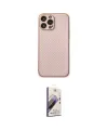 ieg™ iPhone 13 Pro Max Kılıf Ahenk Işık - Siyah Bilvis 3D Mat Cam Ekran Koruyucu
