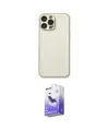 ieg™ iPhone 13 Pro Max Kılıf Ahenk Işık - Siyah Bilvis 5in1 5D Magic Hayalet Cam Ekran Koruyucu