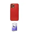 ieg™ iPhone 13 Pro Max Kılıf Ahenk Işık - Siyah Bilvis 5in1 5D Magic Hayalet Cam Ekran Koruyucu