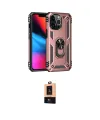 ieg™ iPhone 13 Pro Max Kılıf Ahenk Klasik Koleksiyonu - Şeffaf Maxco Cam Ekran Koruyucu