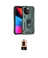 ieg™ iPhone 13 Pro Max Kılıf Ahenk Klasik Koleksiyonu - Şeffaf Maxco Cam Ekran Koruyucu