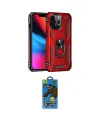 ieg™ iPhone 13 Pro Max Kılıf Ahenk Klasik Koleksiyonu - Siyah 18D Cam Ekran Koruyucu