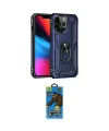 ieg™ iPhone 13 Pro Max Kılıf Ahenk Klasik Koleksiyonu - Siyah 18D Cam Ekran Koruyucu