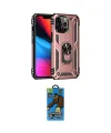 ieg™ iPhone 13 Pro Max Kılıf Ahenk Klasik Koleksiyonu - Siyah 18D Cam Ekran Koruyucu