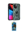 ieg™ iPhone 13 Pro Max Kılıf Ahenk Klasik Koleksiyonu - Siyah 18D Cam Ekran Koruyucu