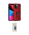 ieg™ iPhone 13 Pro Max Kılıf Ahenk Klasik Koleksiyonu - Siyah 6D Mat Seramik Hayalet Nano Ekran Koruyucu