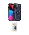 ieg™ iPhone 13 Pro Max Kılıf Ahenk Klasik Koleksiyonu - Siyah 6D Mat Seramik Hayalet Nano Ekran Koruyucu