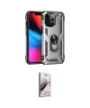 ieg™ iPhone 13 Pro Max Kılıf Ahenk Klasik Koleksiyonu - Siyah Bilvis 3D Mat Cam Ekran Koruyucu