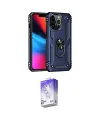 ieg™ iPhone 13 Pro Max Kılıf Ahenk Klasik Koleksiyonu - Siyah Bilvis 5in1 3D Magic Cam Ekran Koruyucu