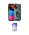ieg™ iPhone 13 Pro Max Kılıf Ahenk Klasik Koleksiyonu - Siyah Bilvis 5in1 3D Magic Cam Ekran Koruyucu