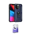 ieg™ iPhone 13 Pro Max Kılıf Ahenk Klasik Koleksiyonu - Siyah Bilvis 5in1 5D Magic Hayalet Cam Ekran Koruyucu
