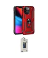 ieg™ iPhone 13 Pro Max Kılıf Ahenk Klasik Koleksiyonu - Siyah Bilvis Hayalet Cam Ekran Koruyucu