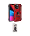 ieg™ iPhone 13 Pro Max Kılıf Ahenk Klasik Koleksiyonu - Siyah Bilvis Hayalet Cam Ekran Koruyucu