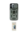 ieg™ iPhone 13 Pro Max Kılıf Ahenk Klasik - Siyah 6D Mat Seramik Hayalet Nano Ekran Koruyucu