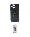 ieg™ iPhone 13 Pro Max Kılıf Ahenk Klasik - Siyah Joko 5D Cam