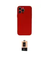 ieg™ iPhone 13 Pro Max Kılıf Ahenk Serisi - Şeffaf Maxco Cam Ekran Koruyucu