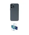 ieg™ iPhone 13 Pro Max Kılıf Ahenk Serisi - Siyah 3D Antistatik Cam Ekran Koruyucu