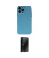 ieg™ iPhone 13 Pro Max Kılıf Ahenk Serisi - Siyah 3D Antistatik Hayalet Cam Ekran Koruyucu