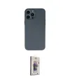 ieg™ iPhone 13 Pro Max Kılıf Ahenk Serisi - Siyah Bilvis 3D Cam Ekran Koruyucu