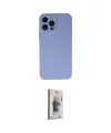 ieg™ iPhone 13 Pro Max Kılıf Ahenk Serisi - Siyah Bilvis 3D Cam Ekran Koruyucu