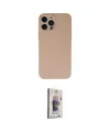 ieg™ iPhone 13 Pro Max Kılıf Ahenk Serisi - Siyah Bilvis 3D Cam Ekran Koruyucu