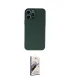 ieg™ iPhone 13 Pro Max Kılıf Ahenk Serisi - Siyah Bilvis 3D Mat Cam Ekran Koruyucu