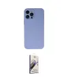 ieg™ iPhone 13 Pro Max Kılıf Ahenk Serisi - Siyah Bilvis 3D Mat Cam Ekran Koruyucu