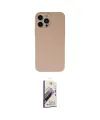 ieg™ iPhone 13 Pro Max Kılıf Ahenk Serisi - Siyah Bilvis 3D Mat Cam Ekran Koruyucu