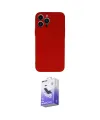 ieg™ iPhone 13 Pro Max Kılıf Ahenk Serisi - Siyah Bilvis 5in1 5D Magic Hayalet Cam Ekran Koruyucu