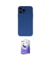 ieg™ iPhone 13 Pro Max Kılıf Ahenk Serisi - Siyah Bilvis 5in1 5D Magic Hayalet Cam Ekran Koruyucu