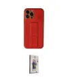 ieg™ iPhone 13 Pro Max Kılıf Akış Doku - Siyah Bilvis 3D Cam Ekran Koruyucu