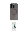 ieg™ iPhone 13 Pro Max Kılıf Akış Minimal Özel Seri - Şeffaf Pasifik Cam Ekran Koruyucu