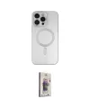 ieg™ iPhone 13 Pro Max Kılıf Akış Minimal Özel Seri - Siyah Bilvis 3D Cam Ekran Koruyucu