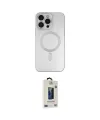 ieg™ iPhone 13 Pro Max Kılıf Akış Minimal Özel Seri - Siyah Bilvis Hayalet Cam Ekran Koruyucu