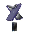 ieg™ iPhone 13 Pro Max Kılıf Atlas Form - Siyah 3D Antistatik Hayalet Cam Ekran Koruyucu