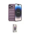 ieg™ iPhone 13 Pro Max Kılıf Atlas Koleksiyonu - Siyah Bilvis 3D Cam Ekran Koruyucu